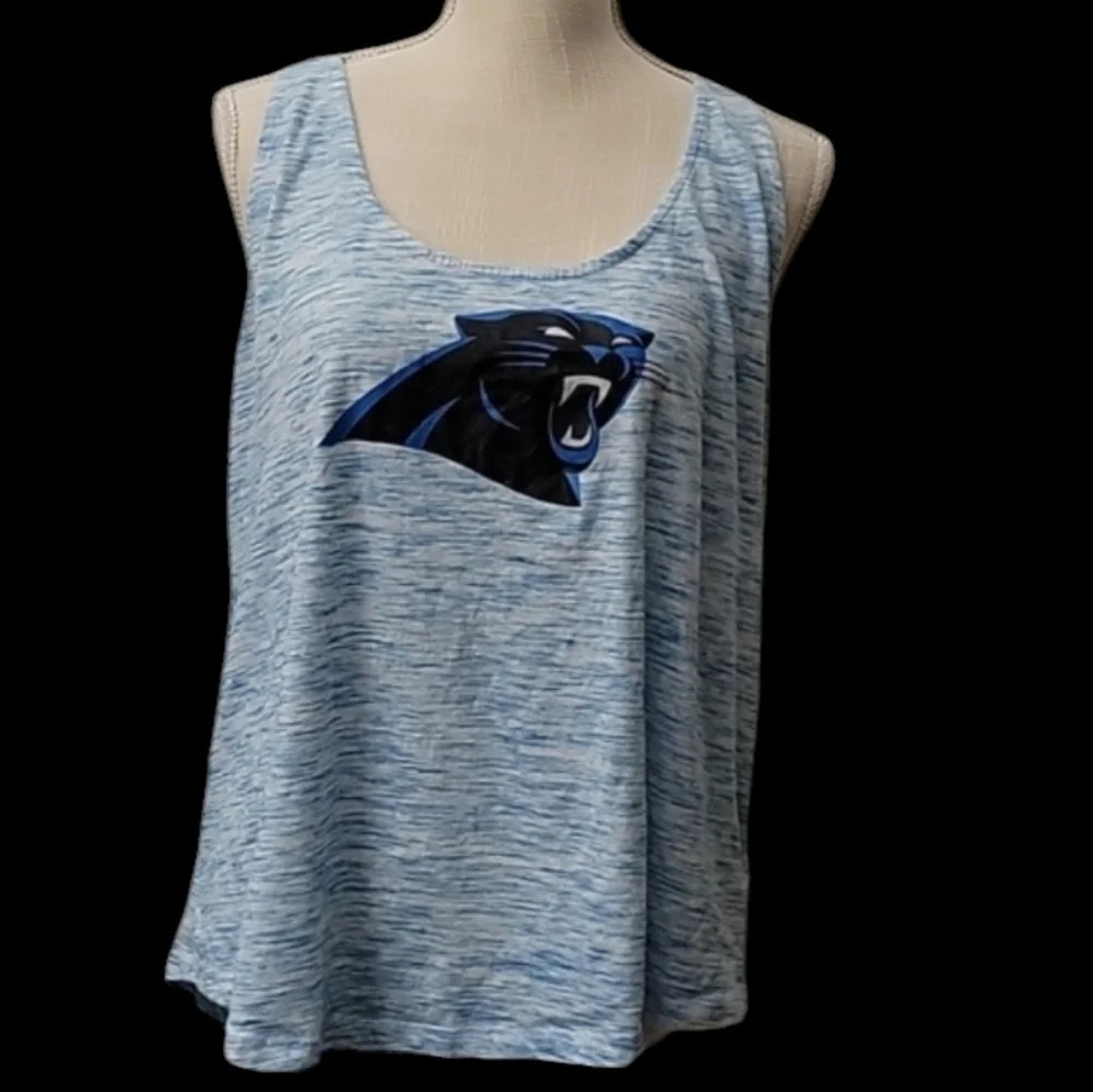 NFL Team Apparel Carolina Panthers  Racerback Tank